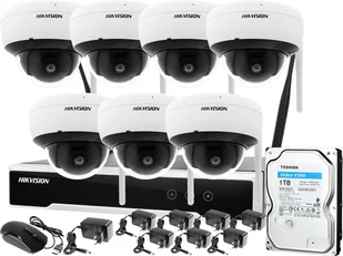 HIKVISION ZM12759 Monitoring zestaw bezprzewodowy 8 kamery WiFi 4Mpx 1TB - Zestawy do monitoringu - miniaturka - grafika 3