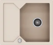 Zlewozmywaki - Kernau KGS P 4559 1B1D Sand - miniaturka - grafika 1