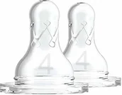 Smoczki do butelek - Dr. Brown's Dr.Brown 's Options  wąski odkurzacz do butelek dla niemowląt + 9 siatek przezroczysty - miniaturka - grafika 1