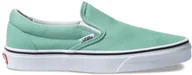 Trampki damskie - Vans obuwie CLASSIC SLIP-ON Neptune Green/True White - miniaturka - grafika 1