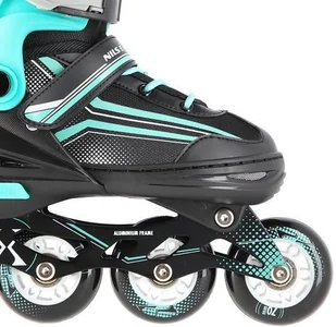 Nils EXTREME NH18190 2w1 CZARNO-NIEBIESKI ROZM.L(39-43) ŁYŻWOROLKI Z WYM. PŁ. HOKEJOWĄ EXTREME - Rolki - miniaturka - grafika 8