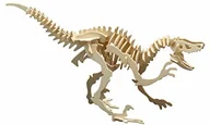 Puzzle - Pebaro Drewniany zestaw do budowy 3D puzzle Velociraptor Donau Elektronik _M856-1 - miniaturka - grafika 1