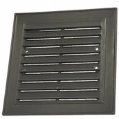 Kratki wentylacyjne - Parkanex Skośna Plastikowa 14*14CM Grafit - miniaturka - grafika 1