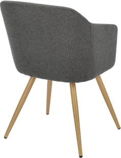 D2.Design Krzesło Molto szare ciemne 205189 - Krzesła - miniaturka - grafika 8