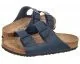 Klapki i japonki męskie - Birkenstock Klapki Arizona BS Soft Footbed Blue 051061 (BK66-b) para 41:1|43:1|44:1|45:1|46:1| - miniaturka - grafika 1