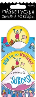 Henry Zakładka magnetyczna - Rób to co kochasz - Zakładki do książek - miniaturka - grafika 2