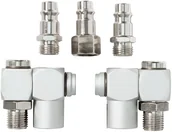 Akcesoria pneumatyczne - PARKSIDE PARKSIDE Zestaw przyłączy i rozdzielaczy do spręż 4056233701623 - miniaturka - grafika 1