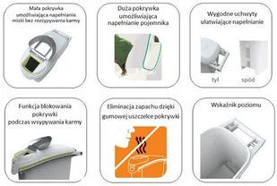 CURVER Pojemnik na karmę dla kota żwirek 10kg 27L CURVER 197928 - Pudła i pojemniki do przechowywania - miniaturka - grafika 2
