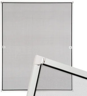 tectake Moskitiera okienna ramkowa - biały, 80 x 100 cm 401204 - Moskitiery - miniaturka - grafika 4