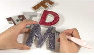 Aladine Farba brokatowa, Pastelowa zieleń, 80 ml - Farby i media malarskie - miniaturka - grafika 5