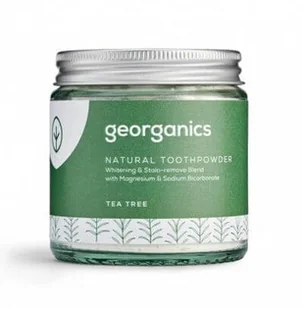 Georganics Georganics, proszek do czyszczenia zębów Tea Tree, 60 ml - Pasty do zębów - miniaturka - grafika 2