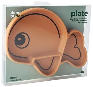 Done By Deer Talerzyk z Przyssawką Wally M blueocean-35474-0 - Miseczki i talerzyki dla dzieci - miniaturka - grafika 4