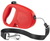 Smycze dla psów - Ferplast Flippy One Cord L Smycz automatyczna Linka 5 m Czerwony - miniaturka - grafika 1