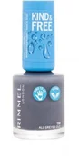 Lakiery do paznokci - Rimmel London London Kind & Free lakier do paznokci 8 ml 158 All Greyed Out - miniaturka - grafika 1