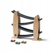 Samochody i pojazdy dla dzieci - Kids Concept Zjeżdżalnia Drewniana Grey - miniaturka - grafika 1