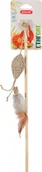 Zabawki dla kotów - Zolux Zabawka dla kota ETHICAT wędka piłka z tektury i pi 580773 - miniaturka - grafika 1