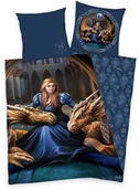 Pościel dla dzieci - Dziecięca pościel bawełniana Anne Stokes Collection Dragons, 140 x 200 cm, 70 x 90 cm - miniaturka - grafika 1