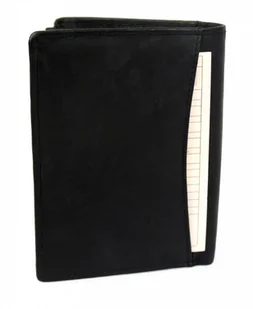 Wild Portfel Męski Skórzany Skóra Licowa Duży Pionowy Bez Zapięcia 5679 Pionowy I Poziomy Suwak - Portfele - miniaturka - grafika 5