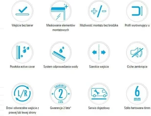 Deante prostokątna 90x100 Arnika KQA 047P - Kabiny prysznicowe - miniaturka - grafika 6
