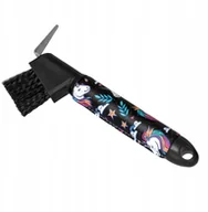 Akcesoria jeździeckie - Start Kopystka z/szczotką Unicorn czarna - miniaturka - grafika 1