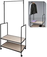 Wieszaki i stojaki - Koopman Ambiance Wieszak na ubrania z 2 haczykami, metal - miniaturka - grafika 1