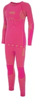 Bielizna sportowa męska - Viking Komplet termoaktywny dziecięcy, Riko, różowy, rozmiar 152 - miniaturka - grafika 1