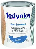 Farby zewnętrzne - Jedynka D&p- farba mat niebieska ciemna, 0.7l - miniaturka - grafika 1