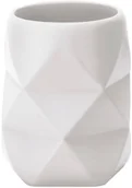Kubki na szczoteczki do zębów - Kleine Wolke Kubek na szczoteczki do zębów Crackle White 4004478305731 - miniaturka - grafika 1