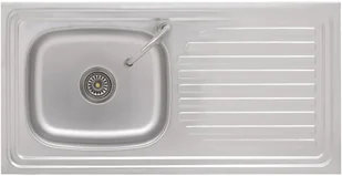 vidaXL Lumarko Zlewozmywak kempingowy, dwukomorowy, z kranem, stal nierdzewna 151211 - Zlewozmywaki - miniaturka - grafika 6