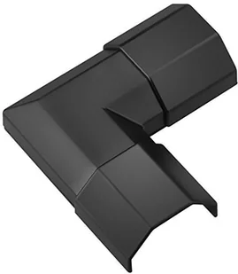 goobay Narożnk łącznik maskownic Goobay 33mm Czarny AKMKLAN33MMCZ - Maskownice do kabli - miniaturka - grafika 2