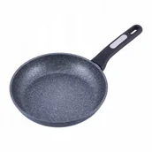 Patelnie - Kamille Porządna patelnia marmurowa gruba 24cm 5387MR - miniaturka - grafika 1