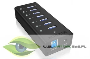 IcyBox IcyBox IB-AC618 Aktywny 7-portowy Hub 1_635351 (NUICYUS7P000003) - Huby USB - miniaturka - grafika 3