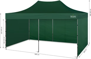 Home&Garden Namiot handlowy 600 x 300 cm zielony 685904 - Pawilony ogrodowe - miniaturka - grafika 10