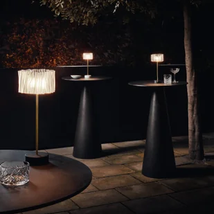 Slamp Accordéon Battery lampa stołowa czarna - Lampy stojące - miniaturka - grafika 5