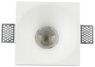 v-tac Oprawa Oczko V-TAC GIPS GU10 Wpuszczana Okrągła 132x132 Biała VT-772 - Oprawy, klosze i abażury - miniaturka - grafika 3