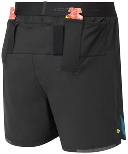RONHILL RONHILL Spodenki biegowe męskie TECH ULTRA 5" SHORT czarno-niebieskie - Spodnie sportowe męskie - miniaturka - grafika 2