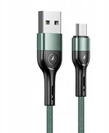 Kable USB - USAMS Kabel pleciony U55 2A micro Usb for set U55 - miniaturka - grafika 1