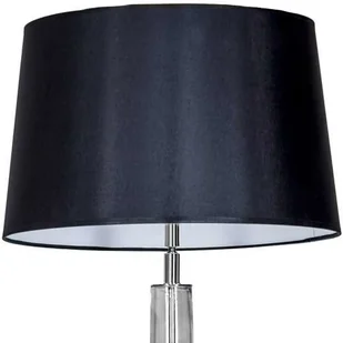 4concepts Nocna LAMPA stołowa LOZANNA TRANSPARENT BLACK L214282229 abażurowa LAMPKA stojąca do sypialni czarna przydymiona L214282229 - Lampy stojące - miniaturka - grafika 2
