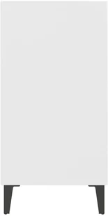 vidaXL Lumarko Szafka biała, 57x35x70 cm, płyta wiórowa 806049 - Szafki do salonu - miniaturka - grafika 5