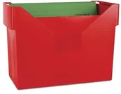 Pudła i kartony archiwizacyjne - Donau Mini archiwum z 5 teczkami, plastikowe, czerwone 7422001PL-04 - miniaturka - grafika 1