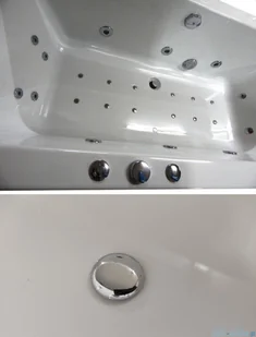 Riho Riho Lusso 200x90cm wanna prostokątna z hydromasażem Pneumatic S2 prawa + nogi + syfon BA60-PNES2-P - Wanny z hydromasażem - miniaturka - grafika 3