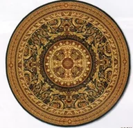 Dywany - Agnella Brintons Dywan polski Agnus EGON czarny koło wełna 8203 - miniaturka - grafika 1