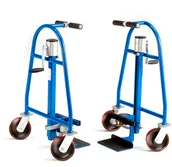 Wózki magazynowe - AJ Wózek meblowy 600k kg 4 koła samonastawne poliuretan 40464 - miniaturka - grafika 1