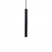 Lampy sufitowe - Ideal Lux Lampa wisząca Ultrathin SP1 Small Square 194202 nowoczesna oprawa w kolorze czarnym 194202 - miniaturka - grafika 1