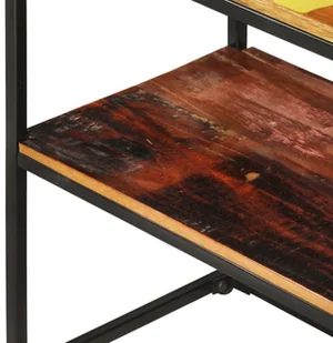 vidaXL Lumarko Regał, 150x30x75 cm, lite drewno z odzysku 321618 - Szafki do salonu - miniaturka - grafika 5