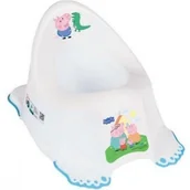 Nocniki - Tega Baby Baby Baby Nocnik antypoślizgowy Świnka Peppa biało-niebieski - miniaturka - grafika 1