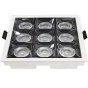 Oprawy, klosze i abażury - Downlight v-tac Oprawa V-TAC SAMSUNG CHIP 36W UGR19 CRI90+ 12st VT-2-36 5700K 2880lm - miniaturka - grafika 1