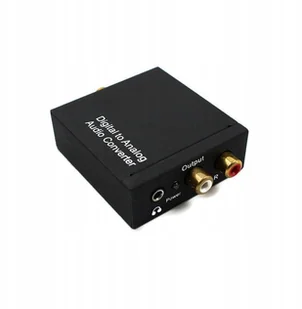 Toslink Coaxial na 2x Rca L/p audio + jack 3,5mm - Złącza, przejściówki, adaptery - miniaturka - grafika 4