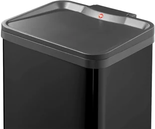 Hailo Kosz na śmieci z pedałem Oko Uno Plus, rozmiar M, 17 L, czarny Werk (0619-260) - Kosze na śmieci - miniaturka - grafika 4