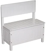 Krzesełka i taborety dla dzieci - roba meble dziecięce do mebli do siedzenia w kolorze białym, styl dworkowy, stół, ławka ze skrzynią i krzesło dostępne B003W0VWTI - miniaturka - grafika 1